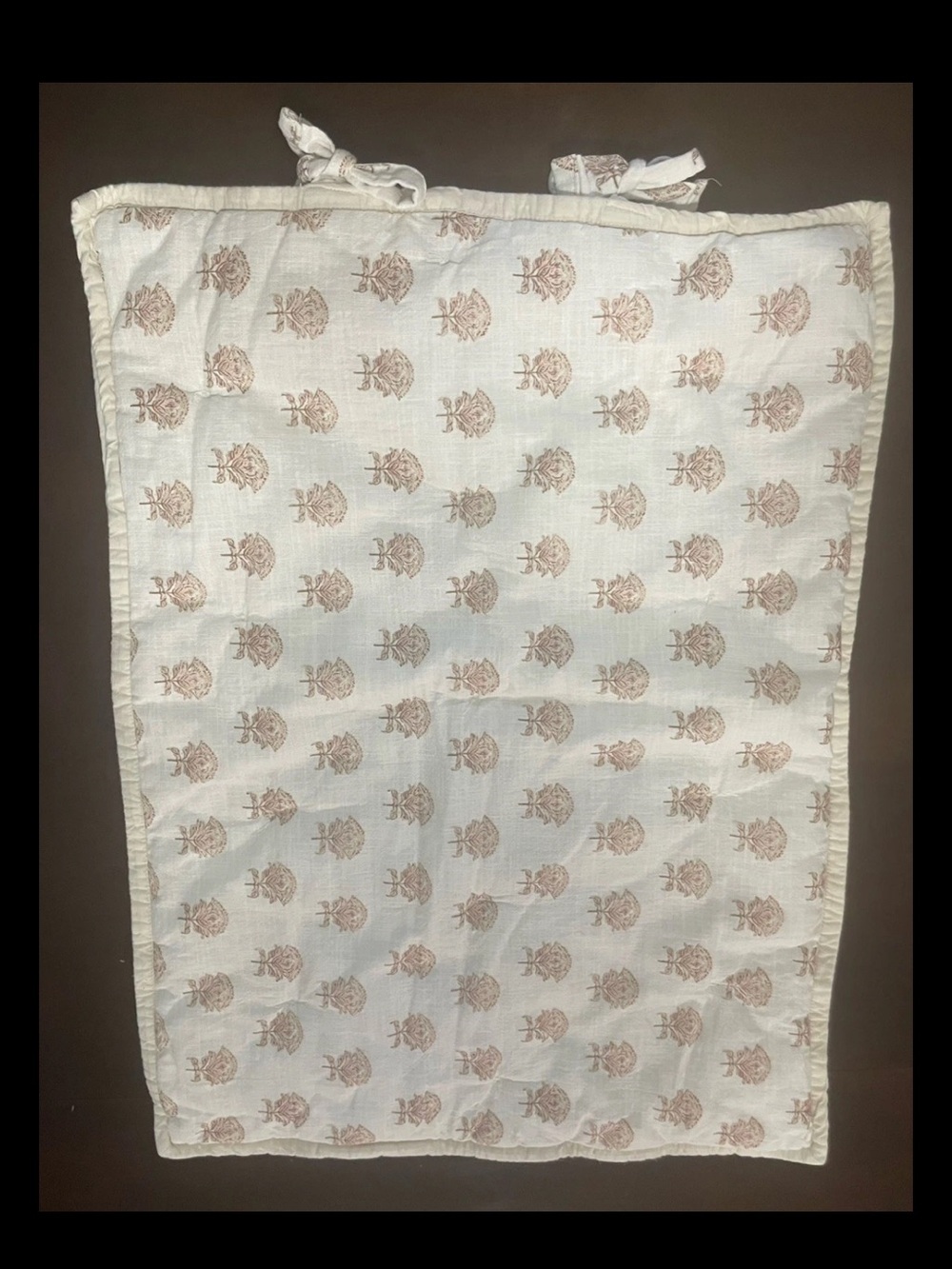 Studio McGee Cream and Brown Printed Bedding Accent
